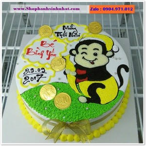 Bánh Sinh Nhật Con Khỉ Tuổi Thân - T07